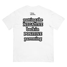Load image into Gallery viewer, White "No" Unisex Heavyweight T-shirt