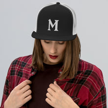 Load image into Gallery viewer, M Vintage Trucker Cap
