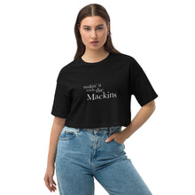 Load image into Gallery viewer, MWM - Oversized Drop Shoulder Crop Top