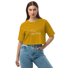 Load image into Gallery viewer, MWM - Oversized Drop Shoulder Crop Top