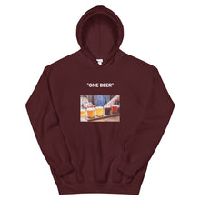 Load image into Gallery viewer, "One Beer" Unisex Hoodie