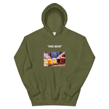 Load image into Gallery viewer, "One Beer" Unisex Hoodie