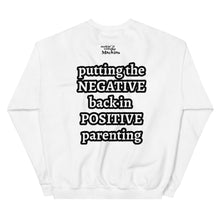 Load image into Gallery viewer, White &quot;No&quot; Heavyweight Crewneck
