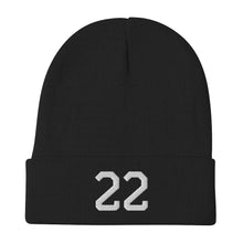 Load image into Gallery viewer, 22 Embroidered Beanie
