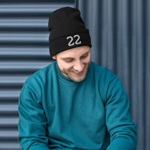Load image into Gallery viewer, 22 Embroidered Beanie
