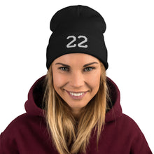 Load image into Gallery viewer, 22 Embroidered Beanie
