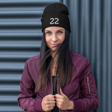 Load image into Gallery viewer, 22 Embroidered Beanie
